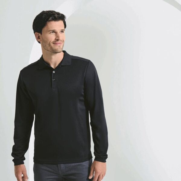 MENS L/S COOLCHECKER POLO Thumbnail