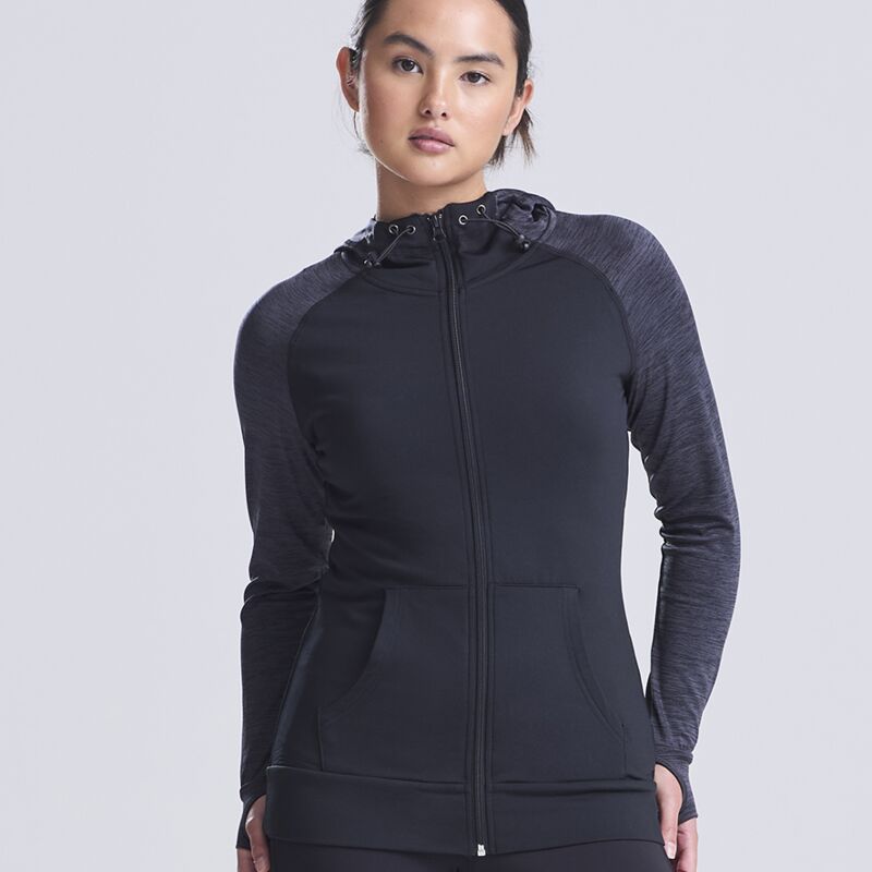 AWDis Ladies Cool Contrast Zoodie Thumbnail