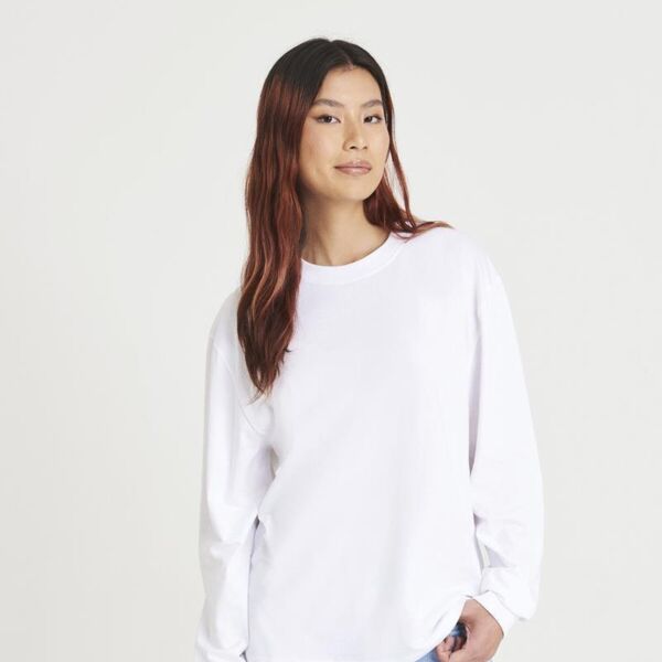 AWDis JUST T'S OVERSIZE 100 LONG SLEEVE T-SHIRT Thumbnail