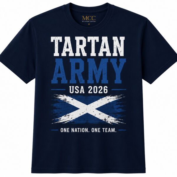 Tartan Army USA 2026 T-Shirt Thumbnail