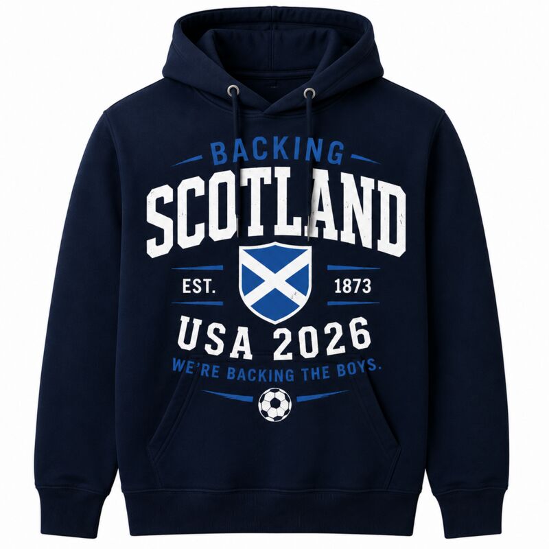 Backing Scotland USA 2026 Hoodie | Premium Scotland Hoodie Thumbnail